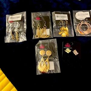 NWT-Bundle#3- assorted gold tone earrings-Paparazzi